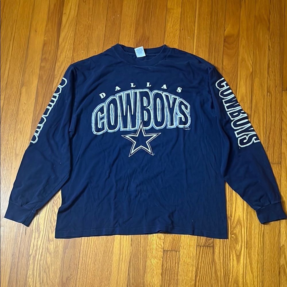 Vintage Dallas Cowboys Navy Long Sleeve Shirt